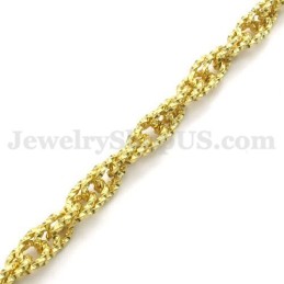 Heißer Verkauf Gold Herren Titan Halskette Kette