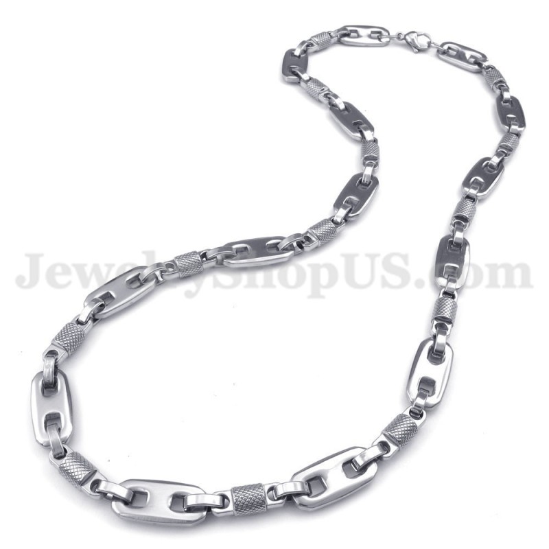 Mode Herren Titan Halskette Kette Mode Herren Titan Halskette Kette