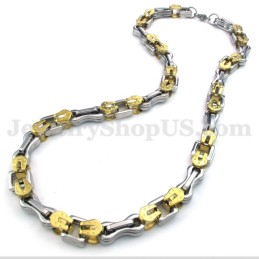 Sexy Gold Herren Titan Halskette Kette