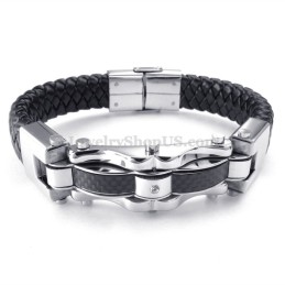 Goldschwarze Exquisite Titanarmbänder Für Männer