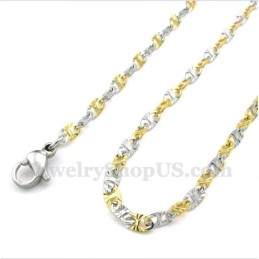 Damen Titan Gold Halskette