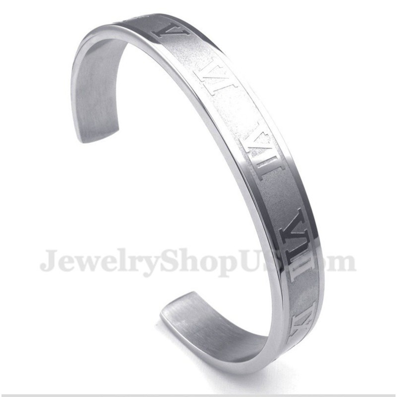 Herrenarmband Aus Titan Mit Römischen Ziffern Herrenarmband Aus Titan Mit Römischen Ziffern