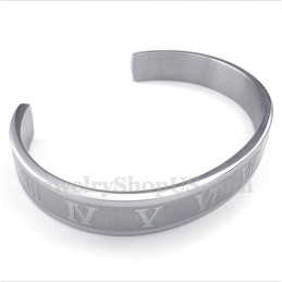 Herrenarmband Aus Titan Mit Römischen Ziffern