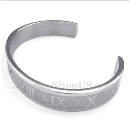 Herrenarmband Aus Titan Mit Römischen Ziffern