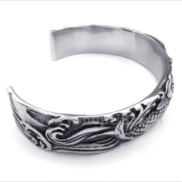 Herrenarmband Aus Titan Mit Fischmuster