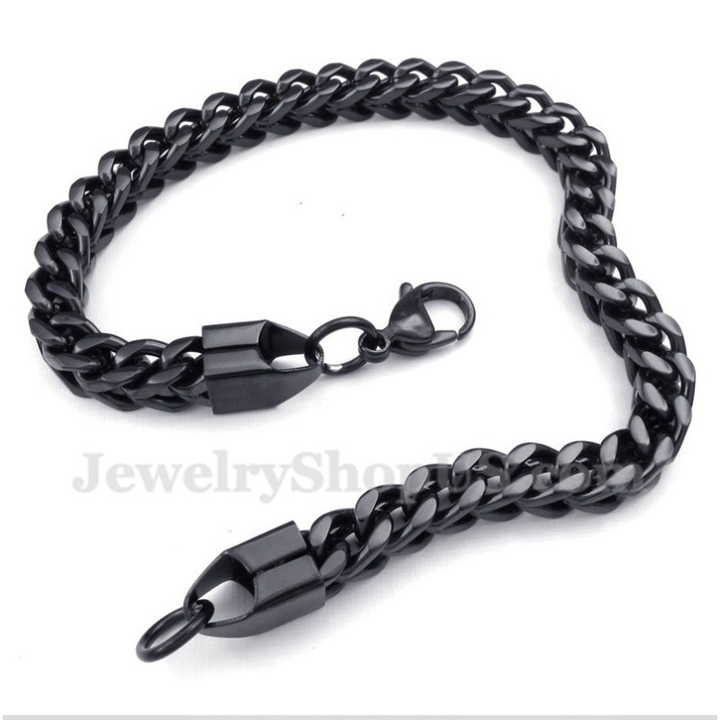 Schwarzes Titanarmband Für Herren Schwarzes Titanarmband Für Herren