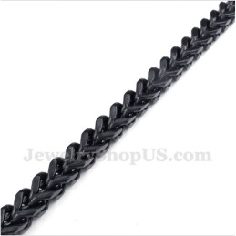 Schwarzes Titanarmband Für Herren