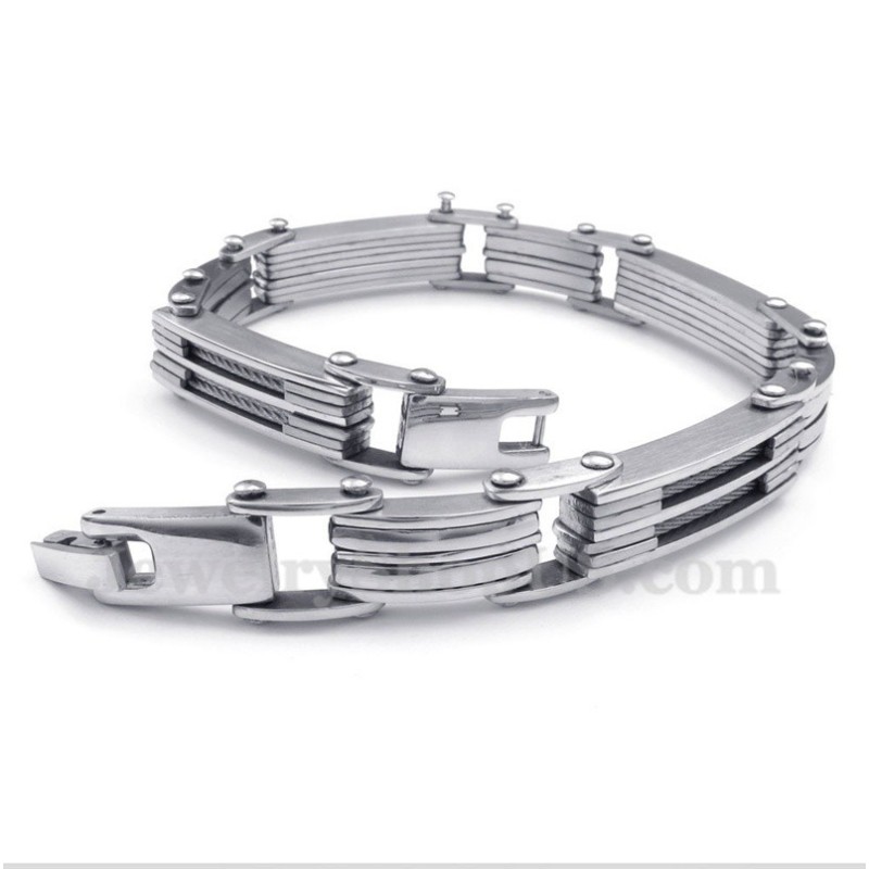 Herren-Titan-Kabelarmband Herren-Titan-Kabelarmband