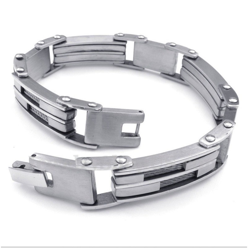 Herren-Titan-Kabelarmband Herren-Titan-Kabelarmband