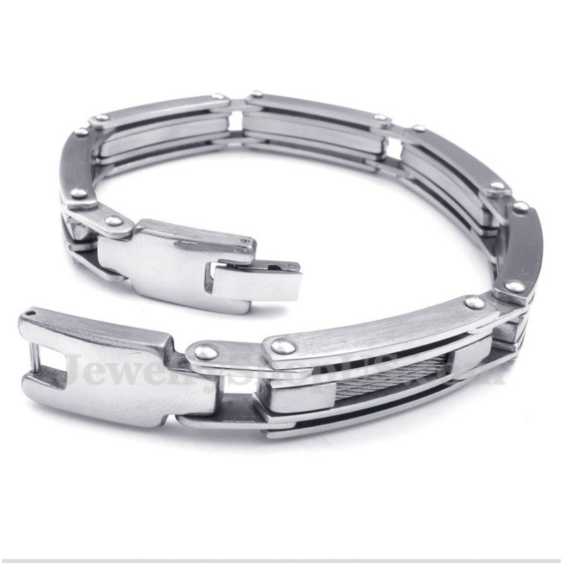 Herren-Titan-Kabelarmband Herren-Titan-Kabelarmband