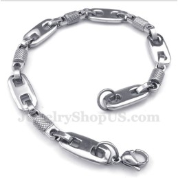 Herrenarmband Aus Titan Mit Runden Perlen