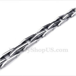 Schwarzes Titanarmband Für Herren