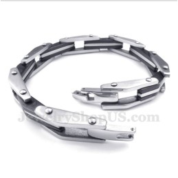 Schwarzes Titanarmband Für Herren