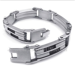 Herren-Titan-Kabelarmband In Schwarz