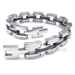 Schwarzes Titanarmband Für Herren