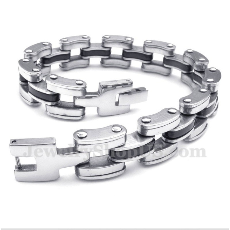 Schwarzes Titanarmband Für Herren Schwarzes Titanarmband Für Herren