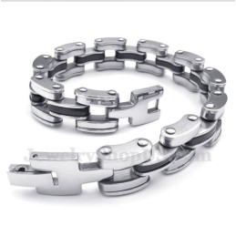 Schwarzes Titanarmband Für Herren