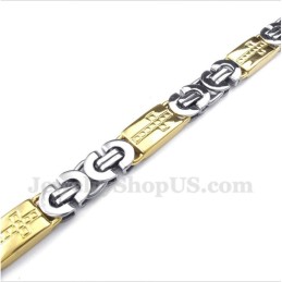 Herren Titan-Gold-Armband