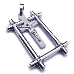 Modischer Jesus-Kreuz-Anhänger Aus Titan