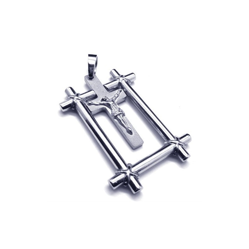 Modischer Jesus-Kreuz-Anhänger Aus Titan Modischer Jesus-Kreuz-Anhänger Aus Titan