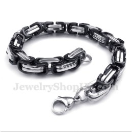 Schwarzes Titanarmband Für Herren