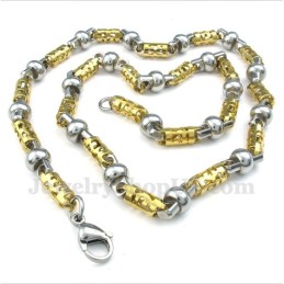 Herren Titan Gold Hohl Halskette