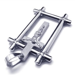 Modischer Jesus-Kreuz-Anhänger Aus Titan