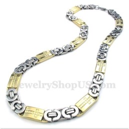 Herren Titan Gold Kreuz Halskette