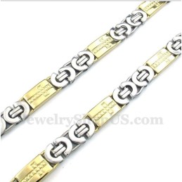 Herren Titan Gold Kreuz Halskette