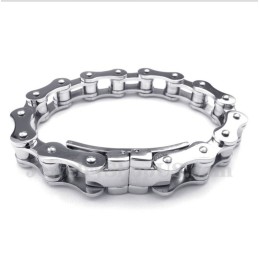 Herren-Fahrradkettenarmband Aus Titan
