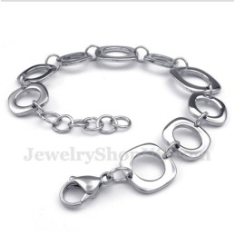 Herrenarmband Aus Titan Mit Rundem Design