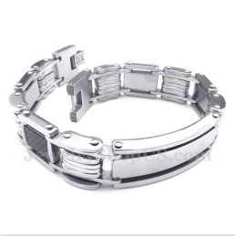 Herrenarmband Aus Titan Und Kohlefaser