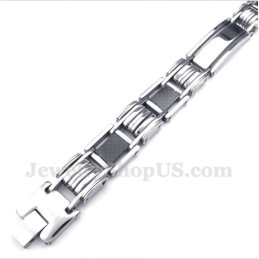 Herrenarmband Aus Titan Und Kohlefaser