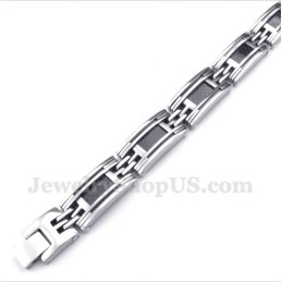 Herrenarmband Aus Titan Und Kohlefaserkabel