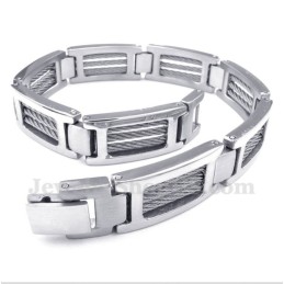 Herren-Titan-Kabelarmband
