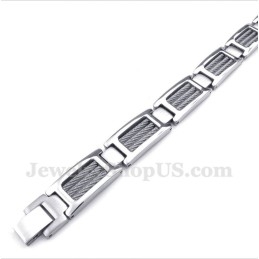 Herren-Titan-Kabelarmband