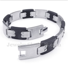 Schwarzes Titanarmband Für Herren