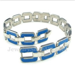 Herrenarmband Aus Titan In Blau