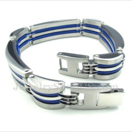Herrenarmband Aus Titan In Blau
