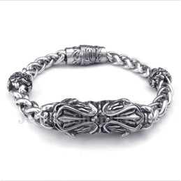 Herrenarmband Aus Titan Mit Gegossenen Diamanten