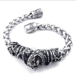 Herrenarmband Aus Titan Mit Roten Diamanten