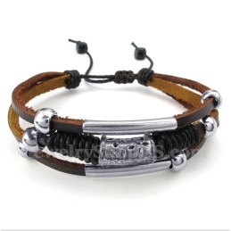 Herren Titan Lederarmband