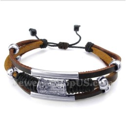 Herren Titan Lederarmband