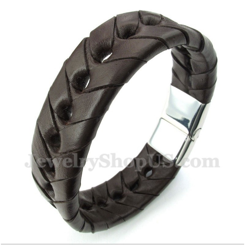 Herren Titan Lederarmband Herren Titan Lederarmband