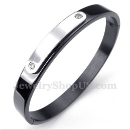 Schwarzes Titanarmband Für Herren