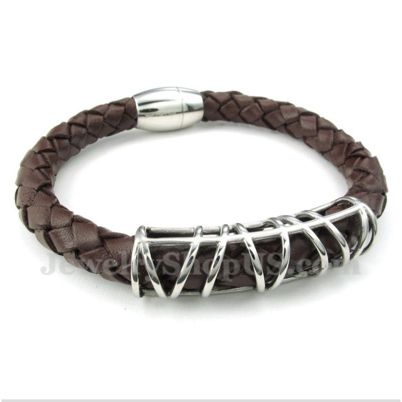 Herren Titan Lederarmband Herren Titan Lederarmband