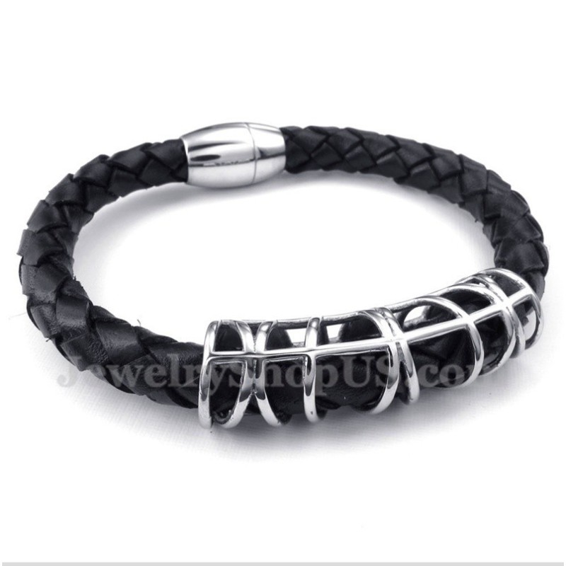 Herren Titan Lederarmband Herren Titan Lederarmband