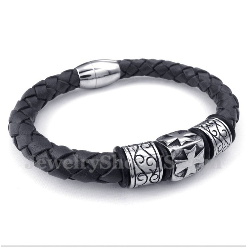Herren Titan Lederarmband Herren Titan Lederarmband
