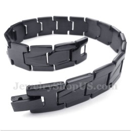Schwarzes Titanarmband Für Herren