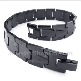 Schwarzes Titanarmband Für Herren